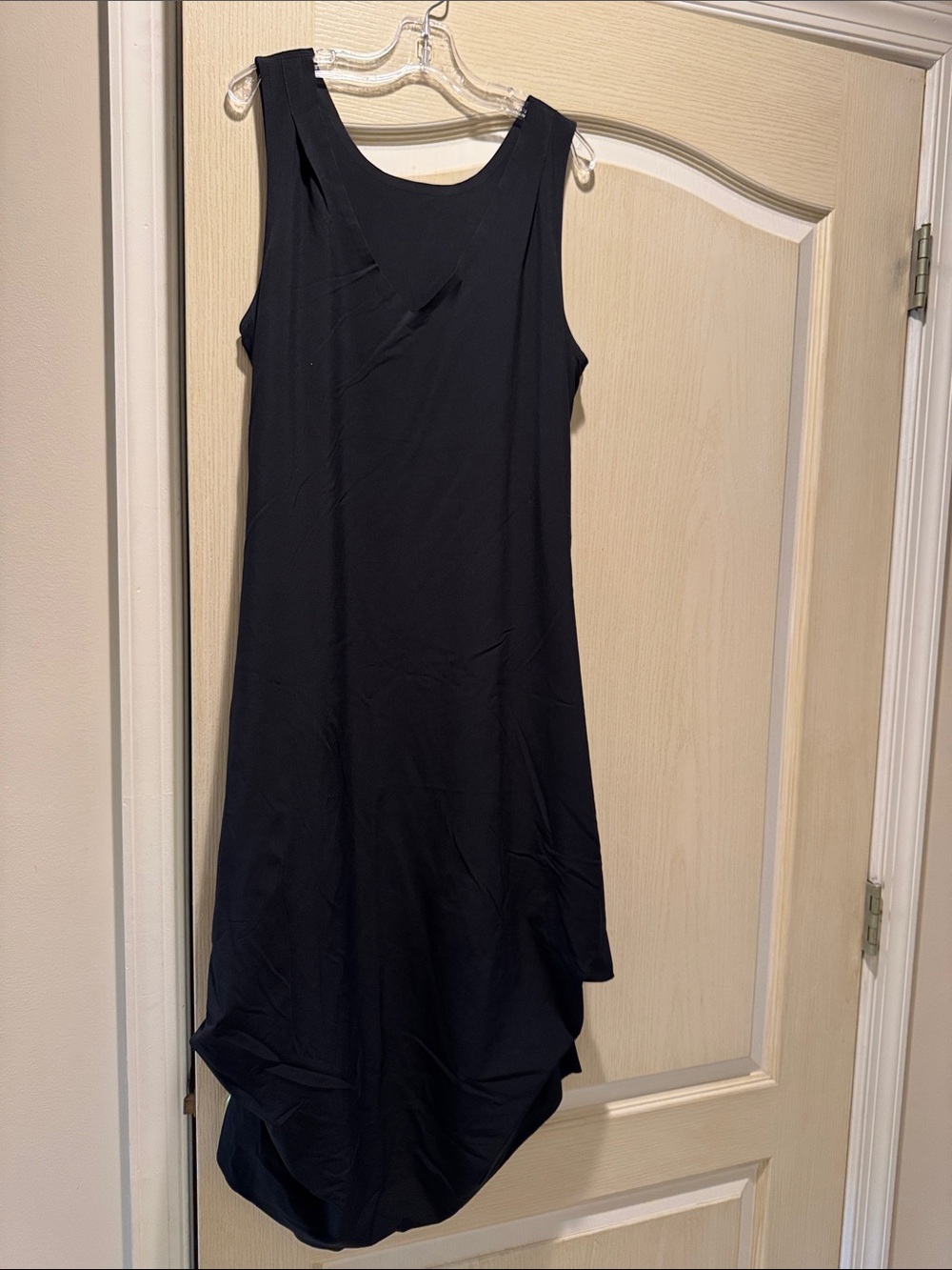 Title Nine Round Trip Adjustable Sleeveless Black Women's Dress with Pockets